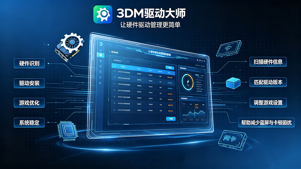 3DM驱动大师下载安装教程：3DM驱动大师如何下载？如何安装？